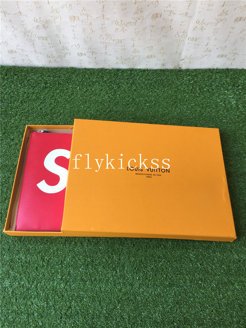 LVS Supreme Red Handbag With Original Box